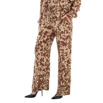 Nanushka Tie Dye Polyka Relaxed-Leg Pants, Size X-Small