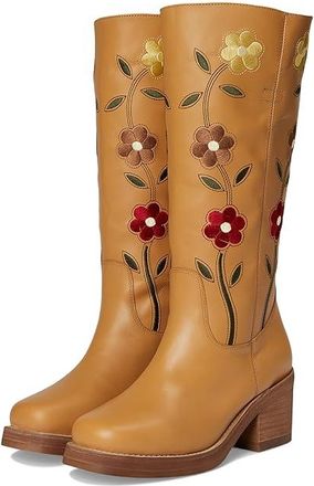 Dingo Bloom Womens Boots Plantain : 6.5 B - Medium, Leather