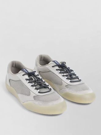 Prada allacciate sneakers mesh panels tonal sole