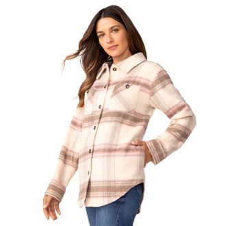 Free Country Womens Hayley Plaid Shacket