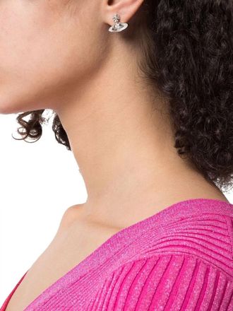 Vivienne Westwood Ohrringe - Bijoux Platinumcrystal - Gr. unisize - in Silber - für Damen