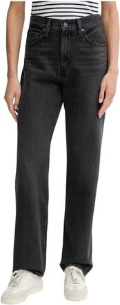 Levi's Easy Dad Jeans - Dames - Regular Fit Jeans - Zwart - W26 L32 - Katoen - Jeans
