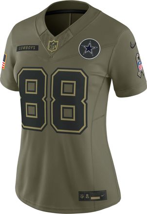 Nike CeeDee Lamb Dallas Cowboys Salute to Service Nike Womens Dri-FIT NFL Limited Jersey in Brown | SSLW2DHF39-B60