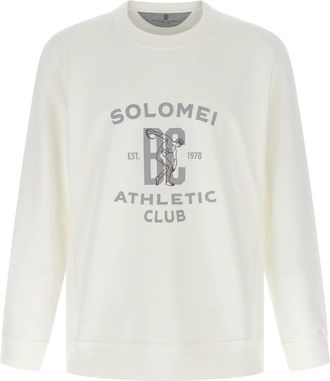 Brunello Cucinelli Heren, Sweatshirts & Hoodies, Wit, Maat: M Katoen