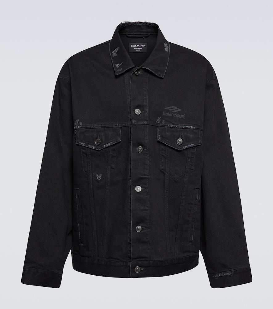 Balenciaga jeans jacket sale best sale