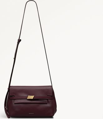 Radley London Dark Cherry Small Flapover Cross Body Bag The Christina SS26 Radley London