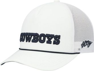 Hooey Mens HOOey White Dallas Cowboys Wordmark Rope Trucker Snapback Hat at Nordstrom