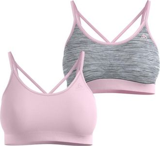 Odlo Seamless Low Sport Bra Sport-BH f&uuml;r Damen | rosa