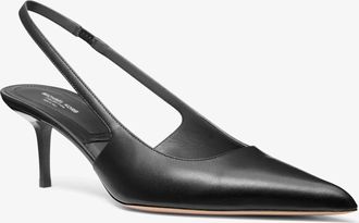 Michael Kors Emma Leather Slingback Pump