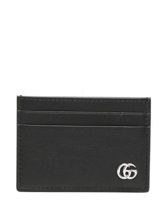 Gucci GG Marmont pasjeshouder met geldclip - Zwart