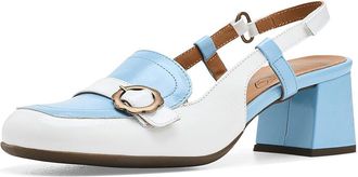 FLY London Pemy456fly Womens Shoes Sky Blue/Off-White : EU 41 (US Womens 10-10.5) M, Leather