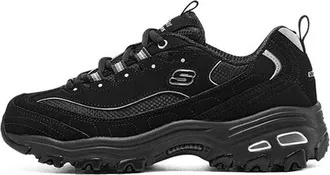 Skechers (WMNS) Skechers Dlites Black Silver 66666179-BBK