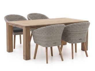 Intenso Furniture Intenso Tropea/ROUGH-X 180cm dining tuinset 5-delig