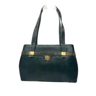 Givenchy Pre-owned Handbags, female, Green, Size: ONE SIZE Pre-owned Leather Handbag