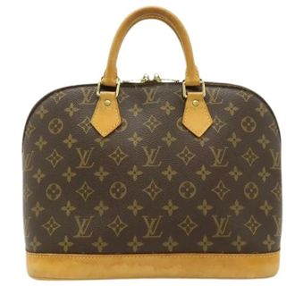 Louis Vuitton Pre-owned Handbags, female, Brown, Size: ONE SIZE Pre-owned Alma Monogram Handbag