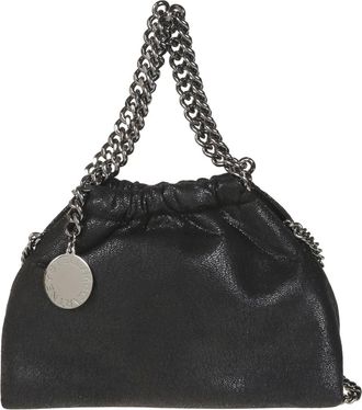 Stella McCartney Tassen, Dames, Zwart, ONE Size, Falabella Mini Drawstring Bag