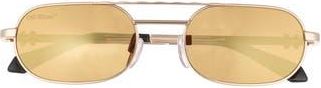 Off-white Baltimore Oval Sunglasses in Gold Mirror Gold O at Nordstrom Rack