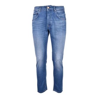 Don the Fuller Heren, Jeans, Blauw, Maat: W30 Katoen