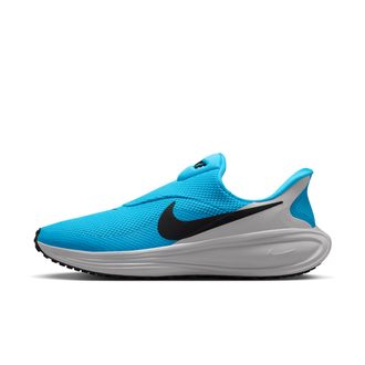 Nike Mens Revolution 8 EasyOn Road Running Shoes in Blue | HQ2414-400