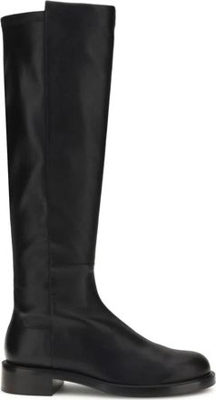 Stuart Weitzman 5050 Over-the-Knee Boot - Dames - Hoge Laarzen - Zwart - 38 EU - Leer - Schoenen