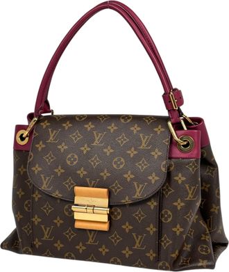 Louis Vuitton Brown Monogram Handbag Shoulder Bag Tote Bag (Pre-Owned)