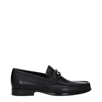 Ferragamo Chris Herens Mocassins zwart leer