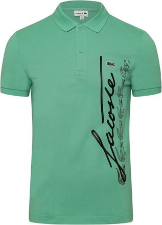 Lacoste Mens Lacoste Regular-Fit Polo Shirt in Green