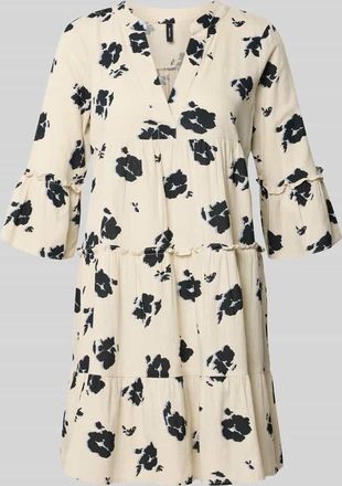 Vero Moda Ausgestelltes Blusenkleid aus reiner Baumwolle Modell DICTHE in Beige, Gr&ouml;&szlig;e XL