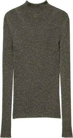 Twinset Luxe Blend Trui - Dames - Coltruien - Grijs - L - Polyester - Truien & Vesten