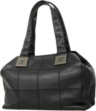 Chanel Pre-owned Handbags, female, Black, Size: ONE SIZE Pre-owned Vintage Handbag