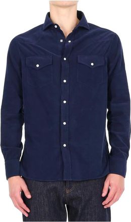 Brunello Cucinelli Hombre, Camisas, Azul, Talla: M