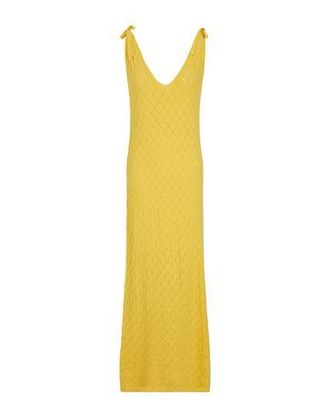 8 by YOOX HONEYCOMB KNITTED LONG DRESS