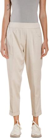 Mason's Easy Jogger - Dames - Vrijetijds broeken - Beige - XS - Katoen - Broeken