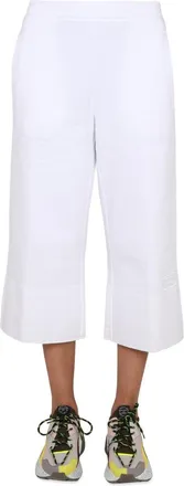 Stella McCartney Logo-Embroidered Trousers - White