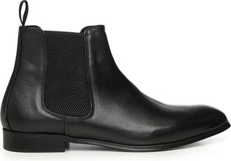 Giuliano Galiano Finish Chelsea Boot - Heren - Chelseaboots - Zwart - 42 EU - Leer - Schoenen