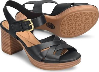 S&ouml;fft Women Lacie Block Heel Sandal In Black