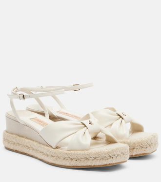 Jimmy Choo London Aella leather espadrille sandals