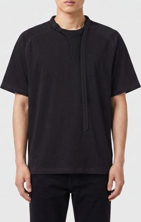 Diesel T-shirt girocollo in cotone a maniche corte con orlo dritto