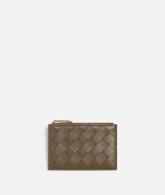 Bottega Veneta Intrecciato Zipped Card Case - Bottega Veneta