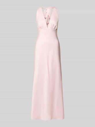 Joop Maxikleid mit V-Ausschnitt Modell Dascha in Hellrosa, Gr&ouml;&szlig;e 34