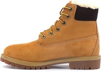 Timberland Enkellaars - Dames - Winterlaarzen - Beige - 37 EU - Leer - Schoenen
