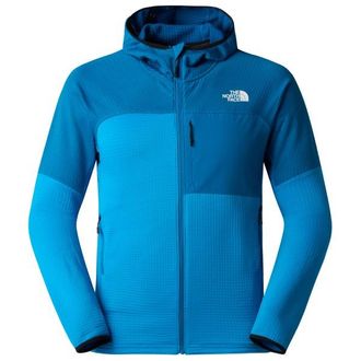 The North Face Polartec Powergrid Stormgap Hoodie Fleecejacke f&uuml;r Herren | blau