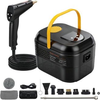 No Brand Limpiadora A Vapor, 2500 W, Port&aacute;til De Alta Presi&oacute;n, Dep&oacute;sito De 1400 Ml, 3 Cepillos, 6 Velocidades, Para Suelos, Cocinas Y Ventanas
