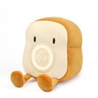 OEM L&aacute;mpara De Noche De Peluche, Divertido Y Adorable Despertador De Peluche Con Forma De Tostada Para El Dormitorio, L&aacute;mpara De Mesilla De Noche, Regalo 