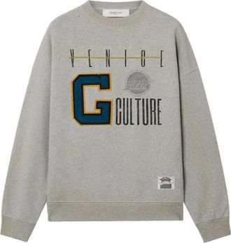 Golden Goose Journey Unisex Over Cotton Heavy Fleece Ribbed Side Vin