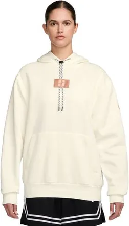 Nike Womens Sabrina Hoodie - Sail/Rose Gold/Washed Coral Size XL