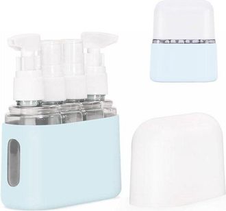 OEM Dispensador De Viaje 4 En 1: Botella De Viaje A Prueba De Fugas Con Bomba Y Ventana De Visualizaci&oacute;n