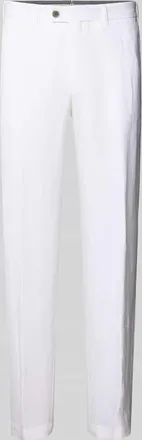 Hiltl Hiltl Regular Fit Chino mit Paspeltaschen Modell PARMA I in Weiss, Gr&ouml;&szlig;e 27