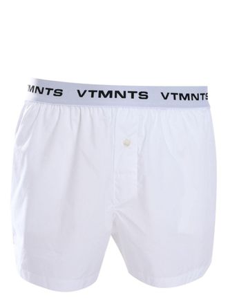 VTMNTS Boxer con banda logo - Bianco