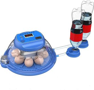 OEM Incubatrice Automatica Per 8 Uova Aggiunta Automatica Dellacqua Migliorata Visuale A 360&deg; Incubatrice Per La Schiusa Delle Uova Nessuna Installazione 